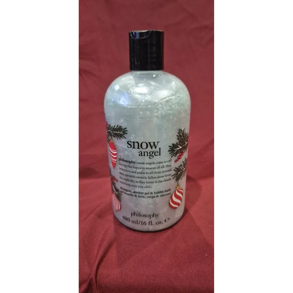 New Philosophy Snow Angel Shampoo Bubble Bath Shower Gel  16 oz Stocking Stuffer